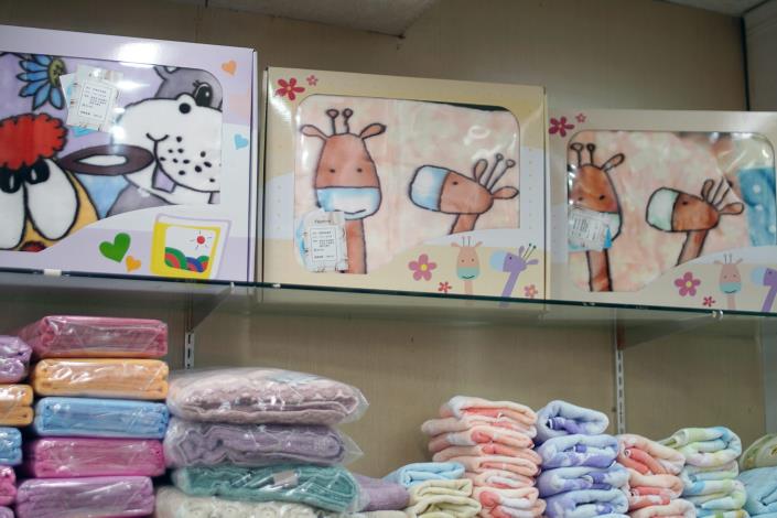 卡通造型的寢飾，是小朋友的最愛