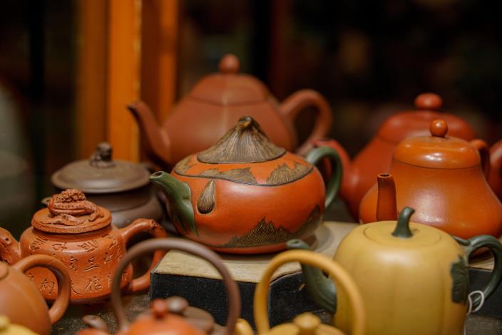 獨特造型的宜興壺可以說是全市唯一