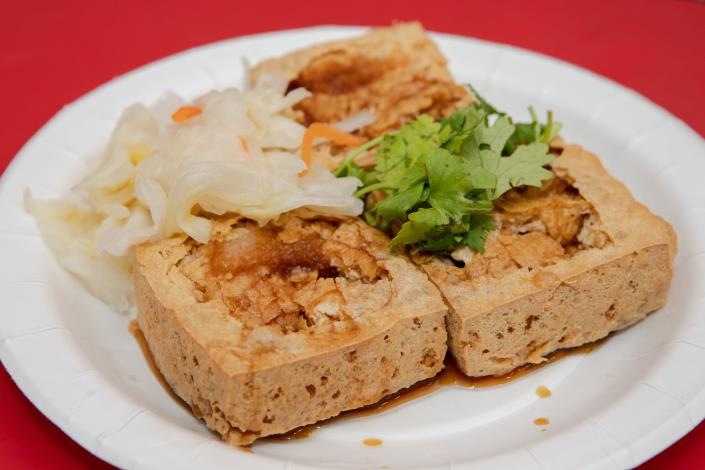 外酥內嫩的酥炸臭豆腐