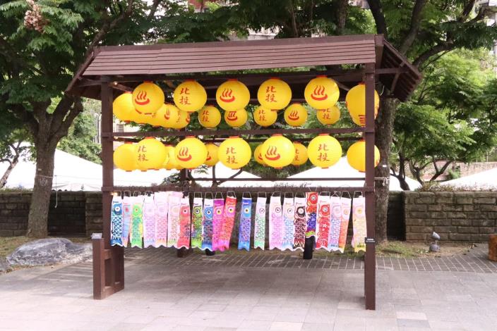 北投夏日祭り 亮點裝置-「鯉魚祈福燈牆」