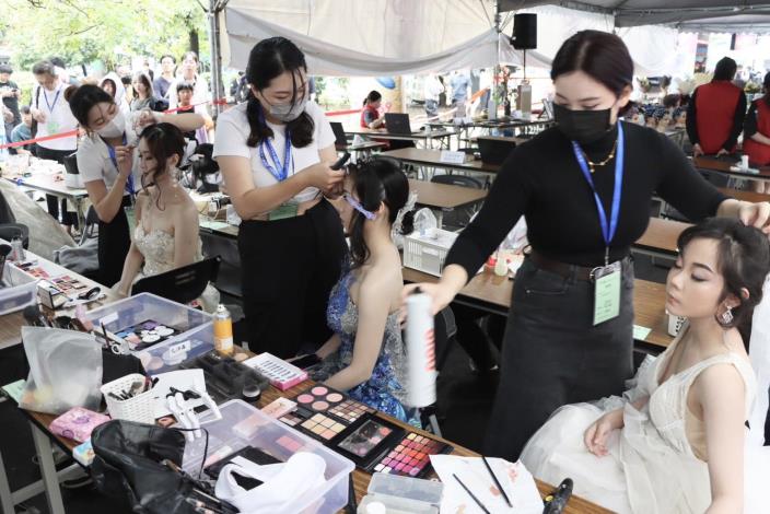 .新娘造型競賽組(真人)選手競賽