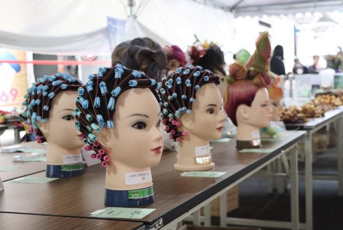 靜態-疊磚式燙髮競賽完成組