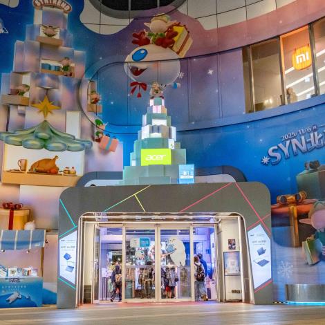 炫光立次方裝置藝術-三創生活園區