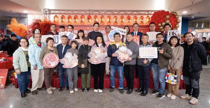 蔣萬安市長於台北地下街與貴賓大合照