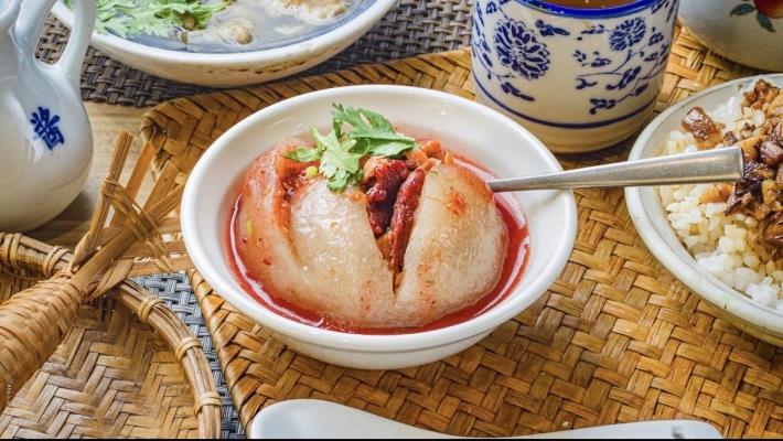 圖4、老字號「川業肉圓」百年祖傳紅糟肉圓