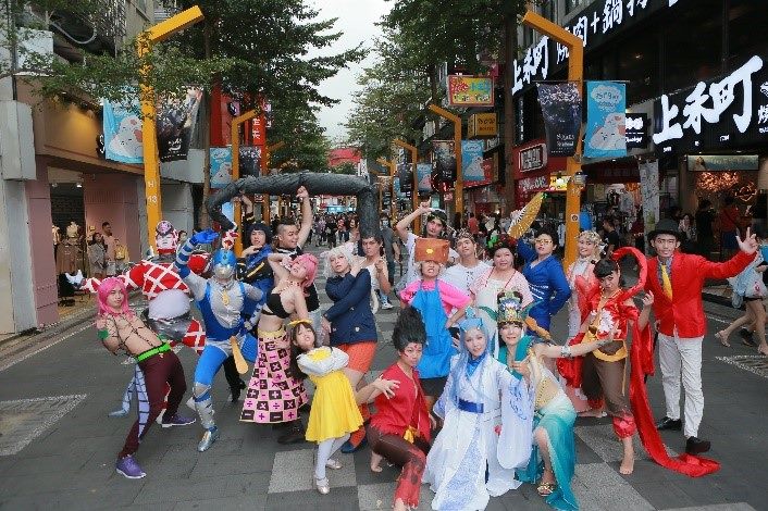 「2020西門商圈『友善享樂祭』第七屆Cosplay決戰西門町」活動示意圖