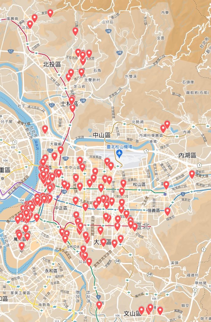 6_195家改造店家位置圖