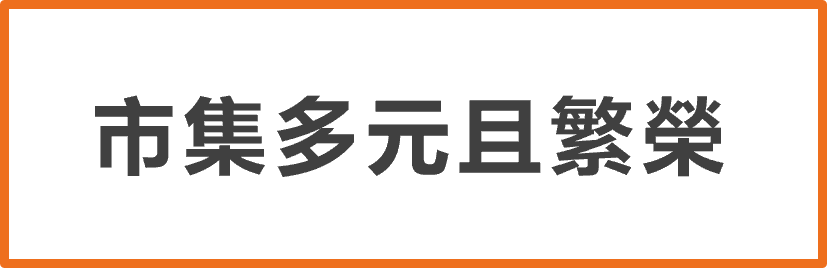 市集多元且繁榮