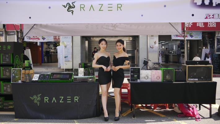 活動現場電競品牌攤位