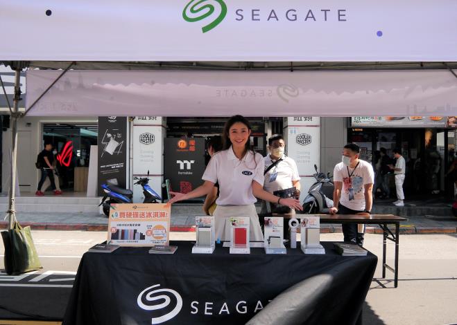 活動現場品牌攤位