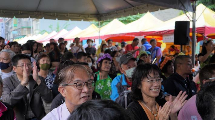 當地民眾參與的盛況