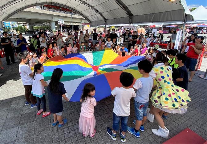 活動現場小朋友趣味活動