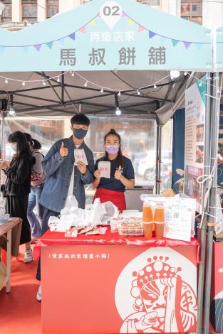 再造店家馬叔餅舖攤位展示