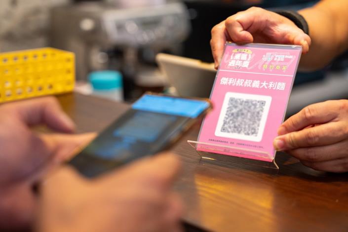 至東區特約店家不限金額消費，即可掃QRcode抽好禮