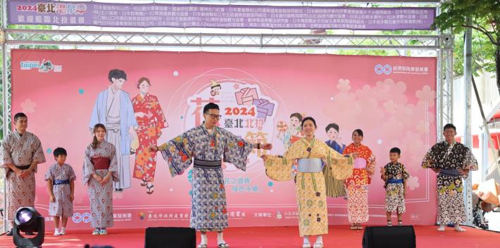 「花浴衣設計大賞」人氣前三名作品時尚走秀，展現北投浴衣文化獨特魅力