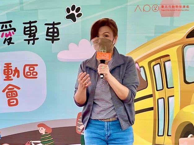 圖1. 產業發展局吳欣珮副局長致力推廣動物友善政策.JPG
