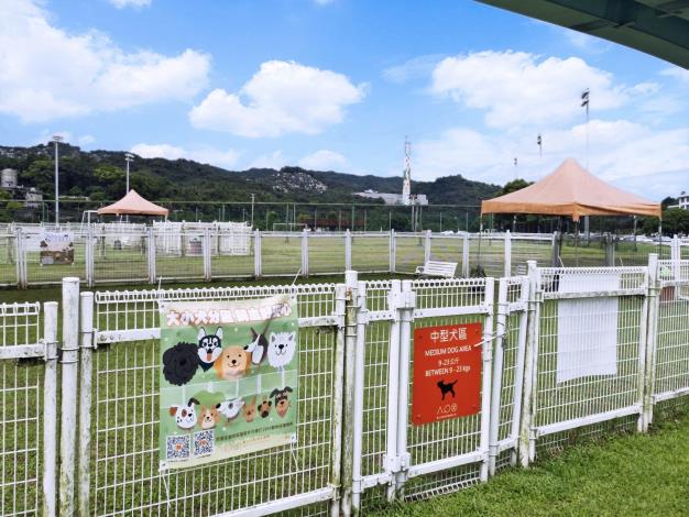 圖1、萬興狗活動區增設中犬區