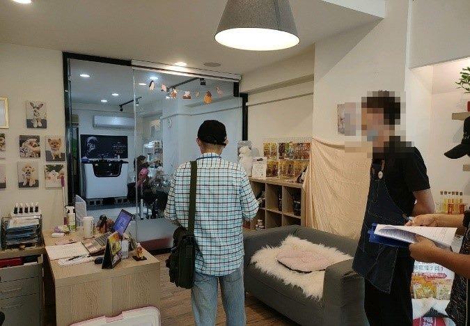 圖2、動保處每年已規劃不定期查核寵物美容業者。