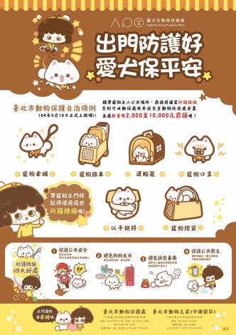 出門防護好，愛犬保平安