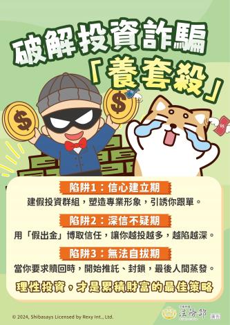 破解投資詐騙「養套殺」