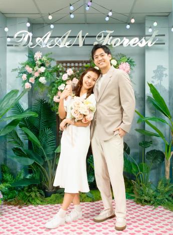 大安戶政結婚拍照區模特照-2