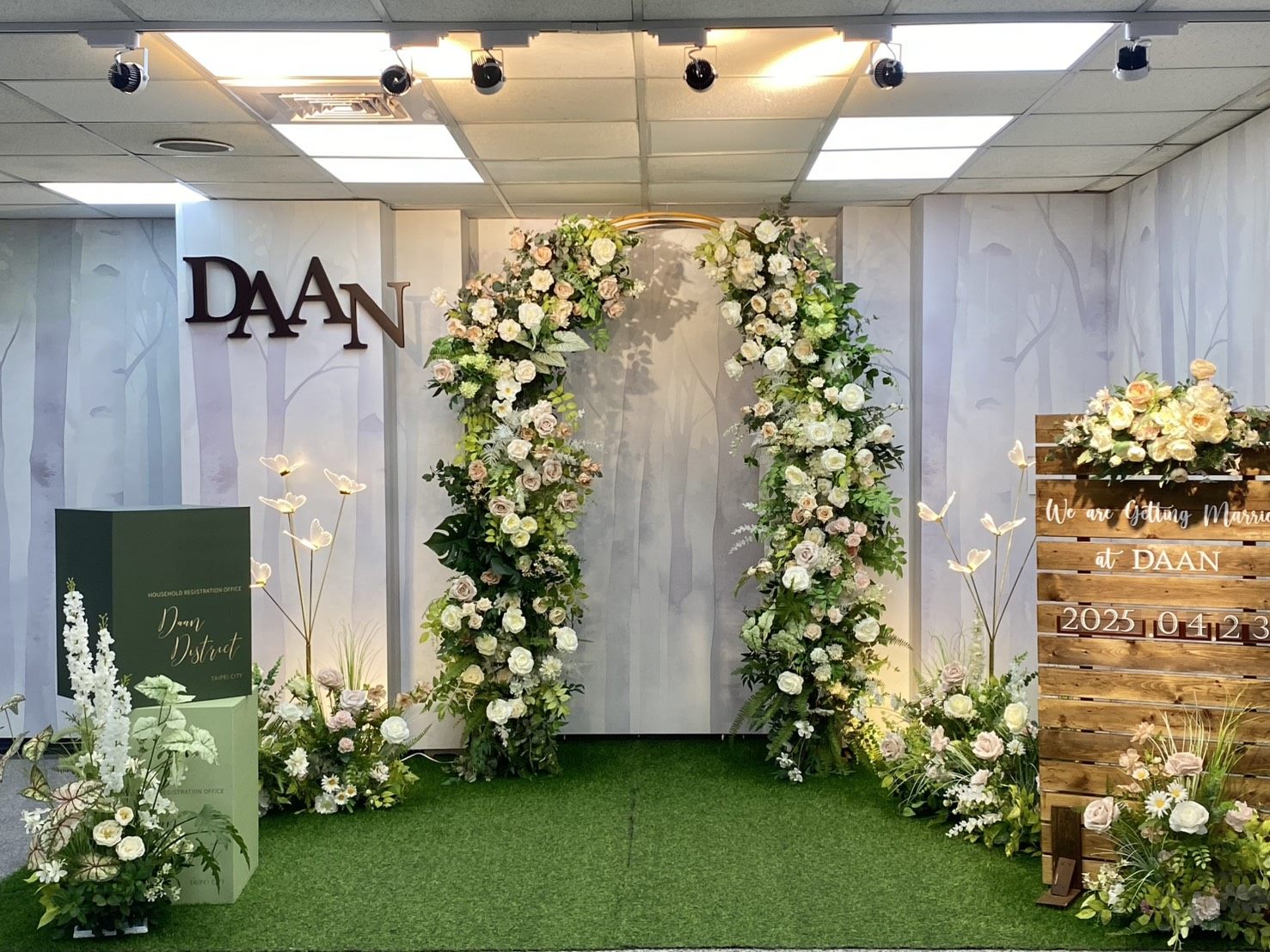 結婚拍照區照片
