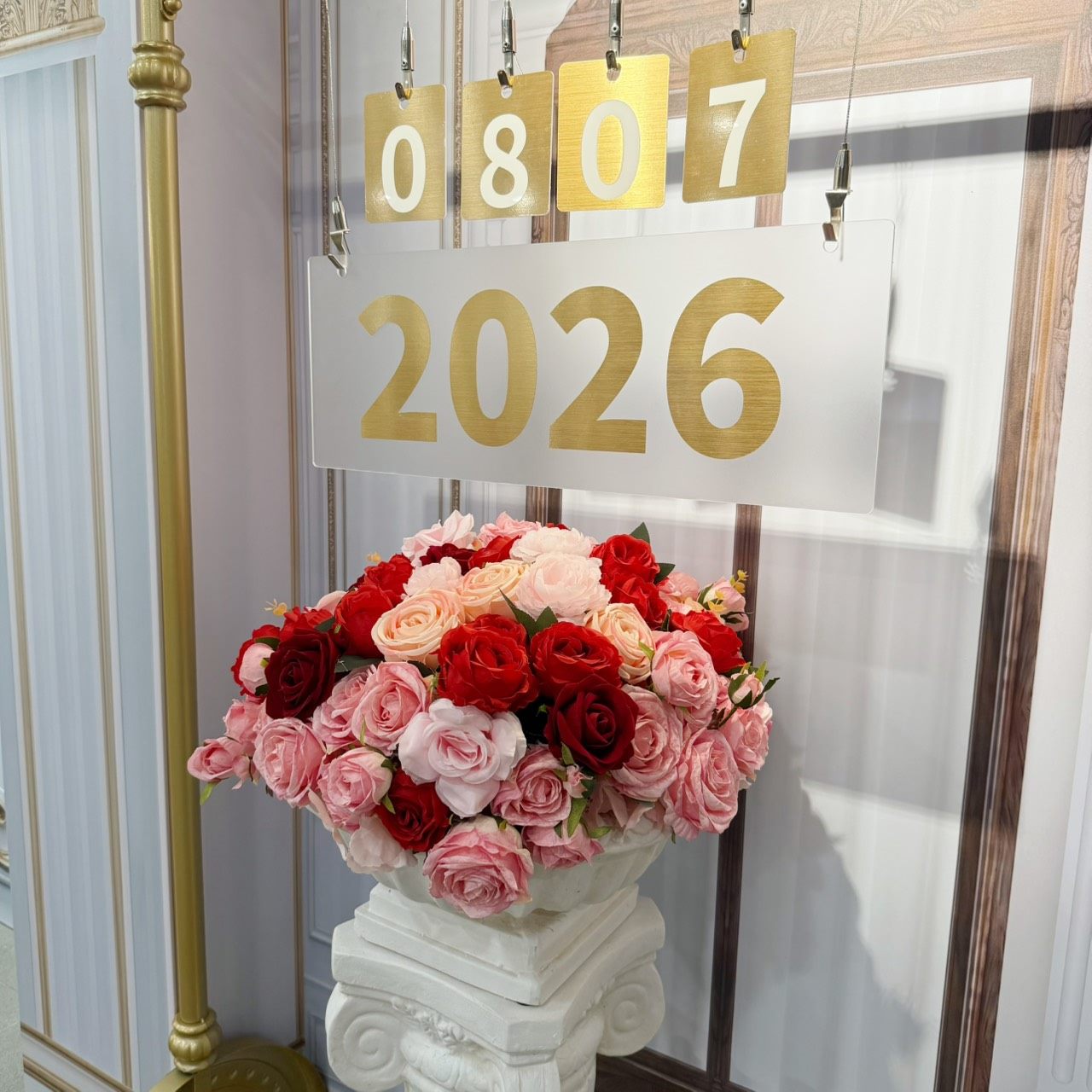 結婚日期布景