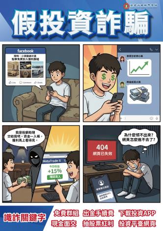 四格漫畫-11503-假投資詐騙_A4
