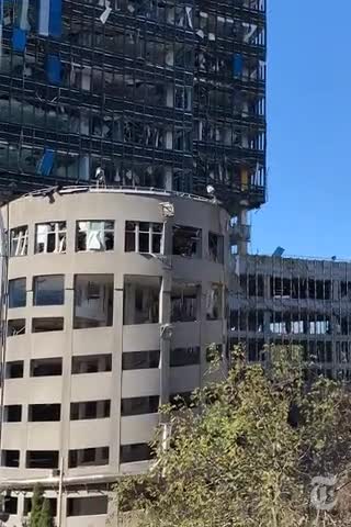 影片3_三星烏克蘭總部大樓外圍