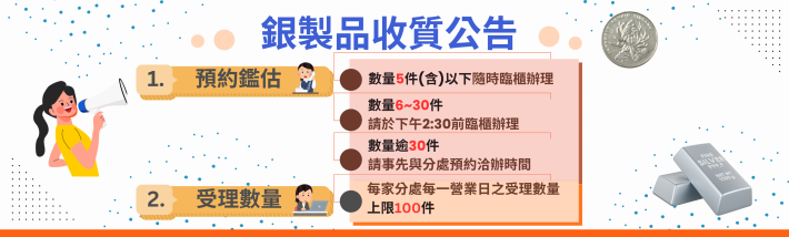 銀製品收質公告
