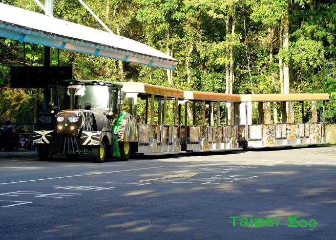 喜愛射紋陸龜的大小朋友們，可以經常到動物園搭乘「射紋陸龜」列車拍照留念