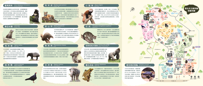 2024動物園建園110周年13物種簡介