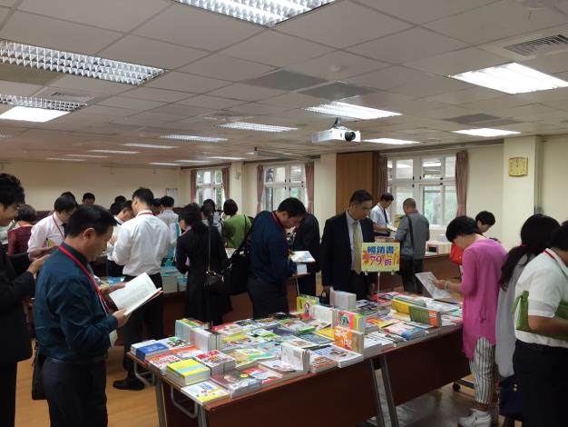 促進多元知識文化交流之「楓香書展」展示情形