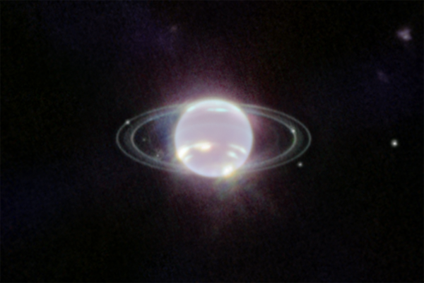 韋伯拍攝到海王星環最清晰的圖像