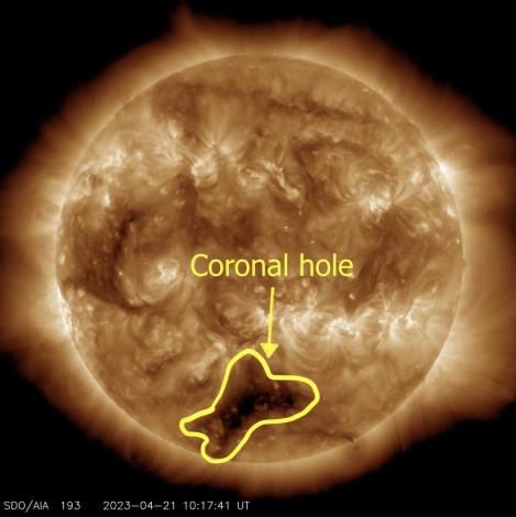 April-21-23-Sun-activity-coronal-hole