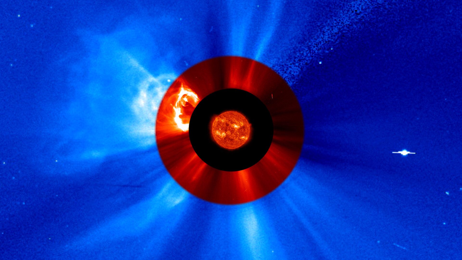 NASA與ESA新的聯合太陽觀察任務將聚焦於日冕及太空天氣。圖為日冕影像。