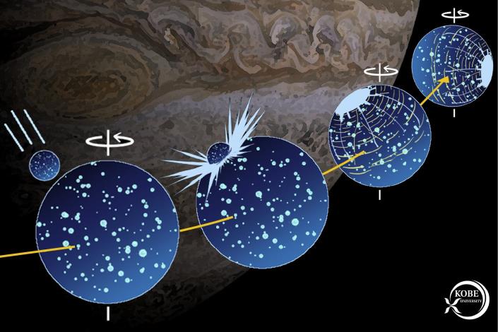 巨大小行星撞擊木星衛星導致自轉軸偏移