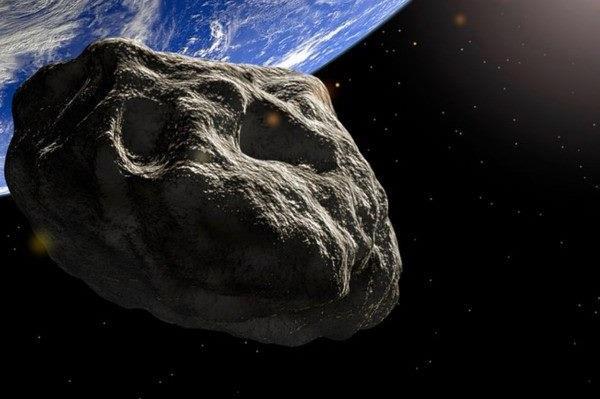 Artist-s-concept-of-an-asteroid-near-Earth