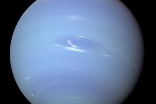航海家2號太空船所拍攝的海王星