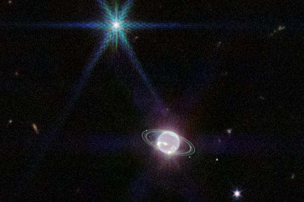 韋伯望遠鏡拍攝的海王星