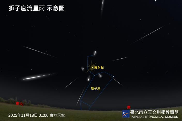 獅子座流星雨極大期