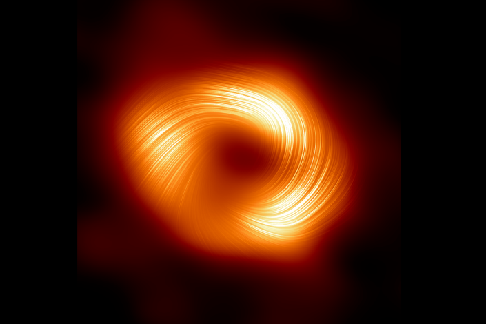 EHT銀河系中心黑洞極化影像
