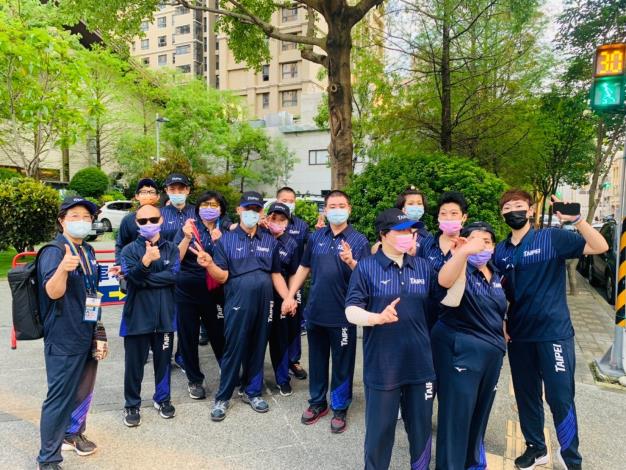 4初次來風和日麗的臺中比賽，選手們都很興奮