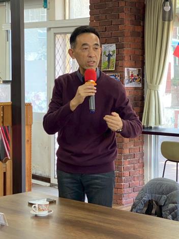 照片2： 國館館長致詞-參訪本院源流等。