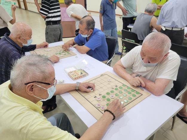0-3棋藝比賽對弈中