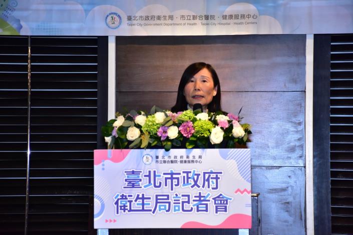 北市聯醫營養部張惠萍部主任代表報告(照片由北市聯醫提供)