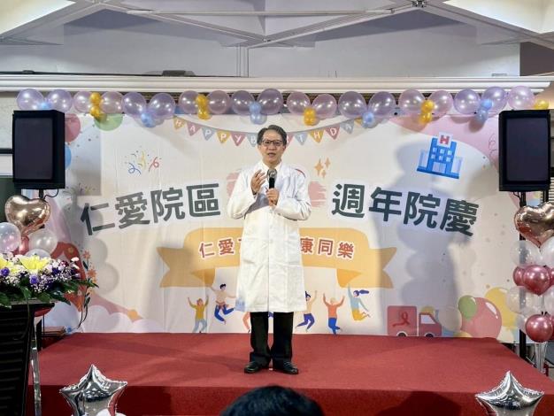 臺北市立聯合醫院仁愛院區陳修聖院長(圖片由北市聯醫提供)