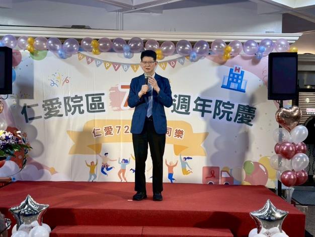 臺北市政府衛生局黃建華局長(圖片由北市聯醫提供)