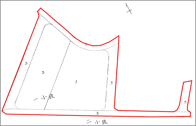 文山區興隆段第一期自辦市地重劃區重劃後地籍圖