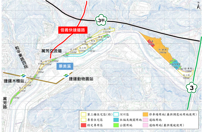 使用分區示意圖